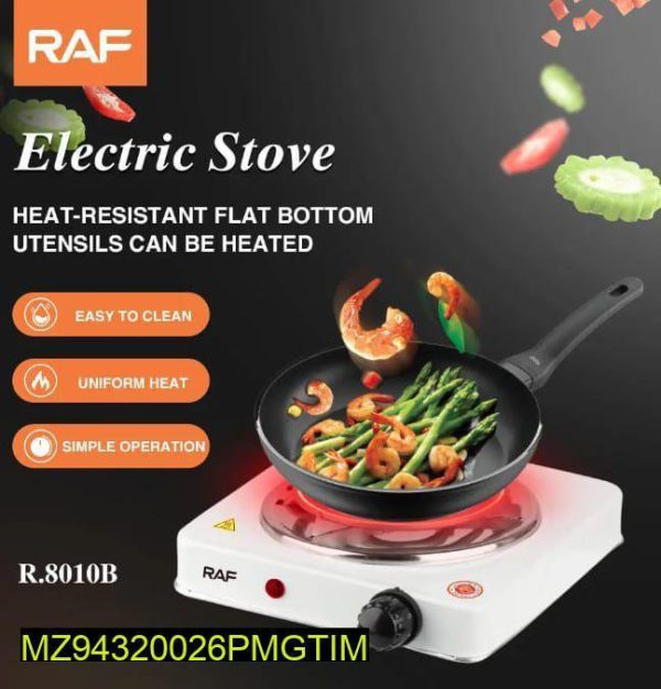 Portable Rechargeable Electric Stove - Sleek Black Stainless Steel Design - Image 4