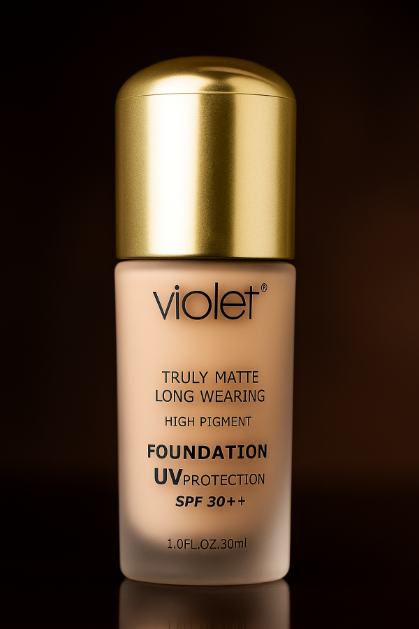 Violet Truly Matte Long Wearing Foundation 100ml – High Pigment with SPF 30++