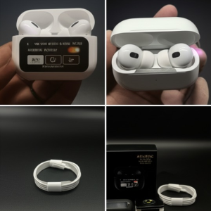 A9 Pro Digital Display Case Airpods  / ANC/ENC Touch Screen Wireless Earbuds | A9 Pro Airpods