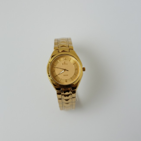 Premium Golden Stainless Steel Strap -  Durable & Lightweight Casual Wristwatch | Men's Watch - Wrist Watch For Men - Stainless Steel Dial & Strap (With Box)