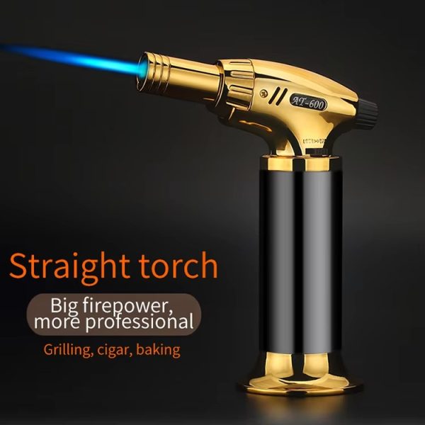 High Quality Torch Lighter for Cigar Kitchen Culinary Gas Refillable BBQ Torch Lighter Stylish and Windproof Jet Flame - Image 13