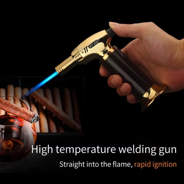 High Quality Torch Lighter for Cigar Kitchen Culinary Gas Refillable BBQ Torch Lighter Stylish and Windproof Jet Flame - Image 11
