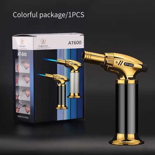 High Quality Torch Lighter for Cigar Kitchen Culinary Gas Refillable BBQ Torch Lighter Stylish and Windproof Jet Flame - Image 9