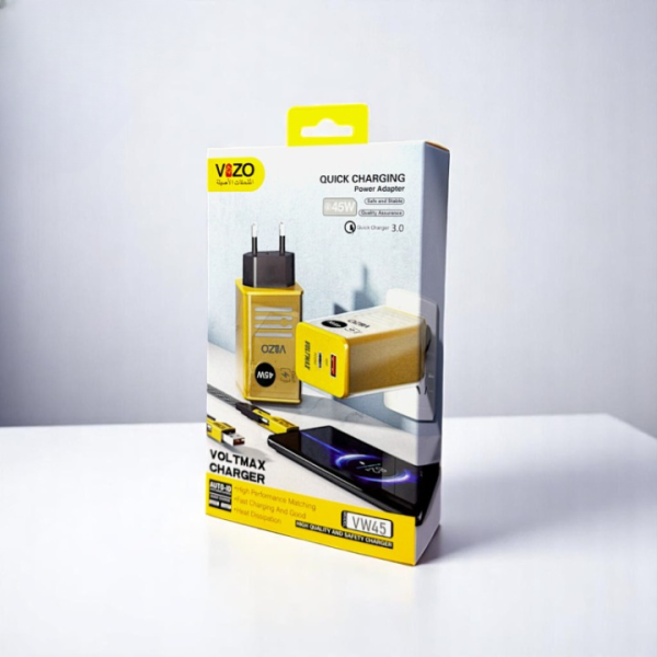 Vw45 – Volt Series PD Fast Charger (45W Max) | Best Quality Charger - Vizo Vw45 Charger  - Image 3