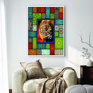 Islamic Wall Art Wooden Phototile Frames for Wall Decor/  frames for home and office decore