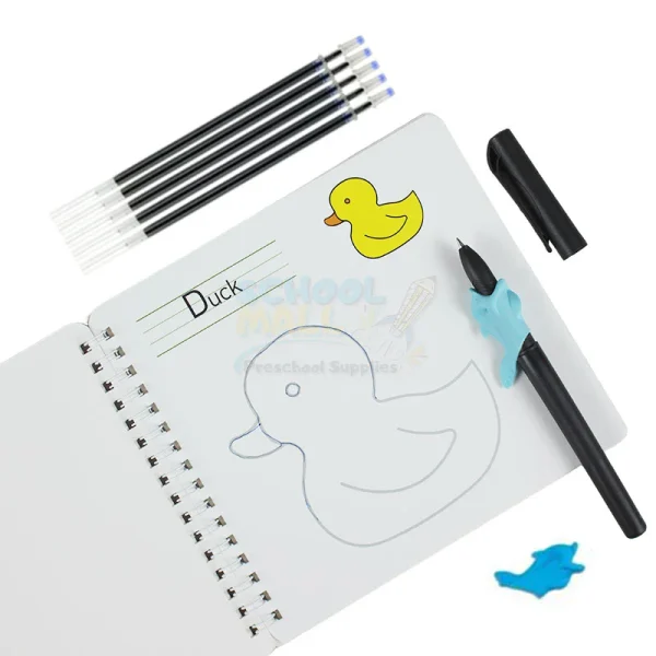 Reusable Groove Control Pen Drawing Books / 4 Pcs Reusable Books /  5 refills - Image 4