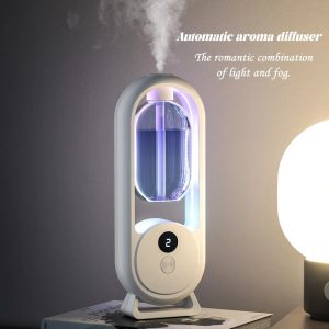 Rechargeable 5-Mode Aromatic Diffuser – Timed Essential Oil Air Freshener for Bedroom, Living Room & Bathroom 50ml