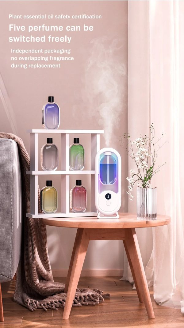 Rechargeable 5-Mode Aromatic Diffuser – Timed Essential Oil Air Freshener for Bedroom, Living Room & Bathroom 50ml - Image 9