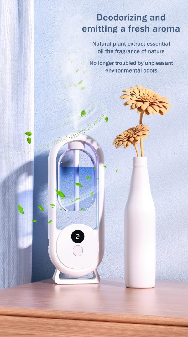 Rechargeable 5-Mode Aromatic Diffuser – Timed Essential Oil Air Freshener for Bedroom, Living Room & Bathroom 50ml - Image 8