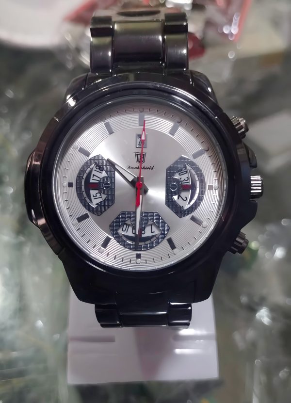 Men's Watches Luxury Waterproof Calendar Wrist Watch Business Casual Quartz Watches Clock  Calendar Wrist Watch Business Casual Quartz Watches (Without Box) - Image 6