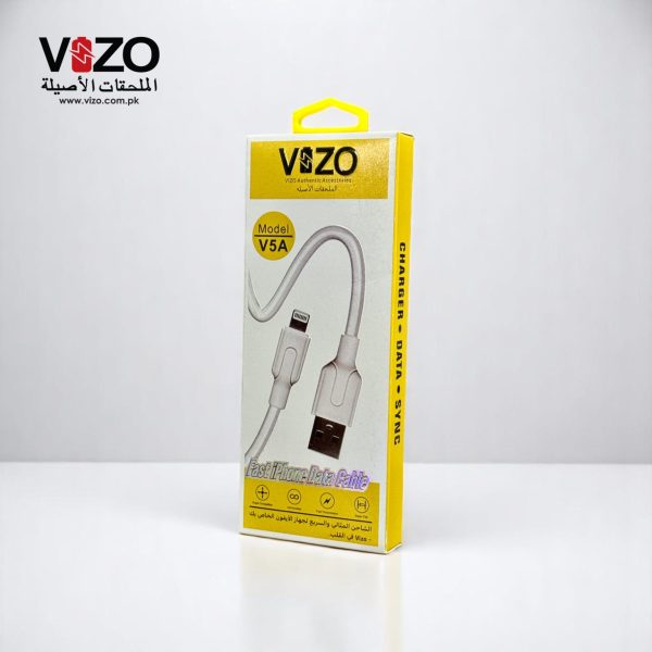 V5A iPhone Lightning Cable | Best Quality Cable For iphone | iPhone Charging Cable - iPhone Charging Pin  - Image 4