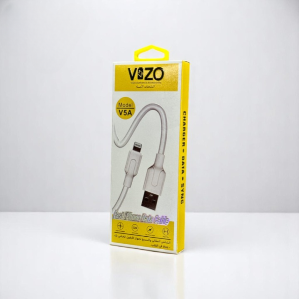 V5A iPhone Lightning Cable | Best Quality Cable For iphone | iPhone Charging Cable - iPhone Charging Pin  - Image 3