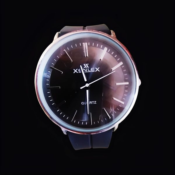 Modern Edge Black Silicone Strap Watch – Sleek, Durable, and Timeless Without Box - Image 5
