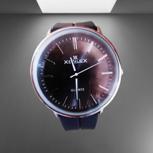 Modern Edge Black Silicone Strap Watch – Sleek, Durable, and Timeless Without Box