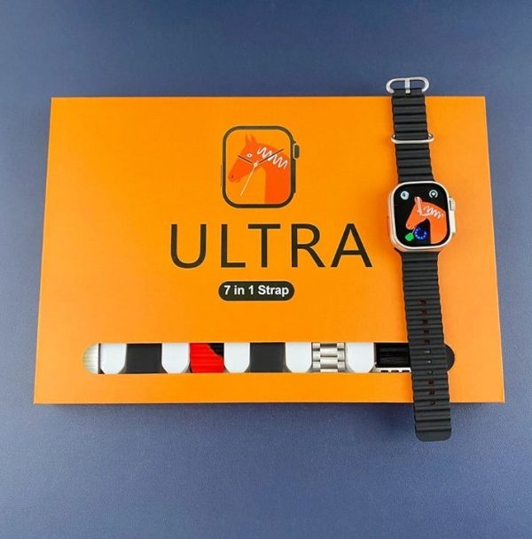 Ultra Smart Watch 7-in-1 | Multi-Function Fitness Tracker | Bluetooth Call | Sports Smartwatch (Random Color)