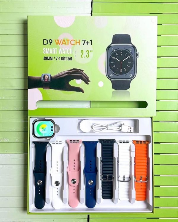 D9 Ultra Smart Watch Series 9 – 2.09" Display | Bluetooth Calling | 7 Straps | Fitness & Sports Smartwatch for Android & iPhone