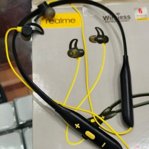 Realme Wireless Stereo Neckband Headset – Bluetooth 5.0 | Deep Bass, Long Battery, Sweatproof Earphones
