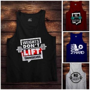 Pack of 4 Men's Sandos Shirts | Ideal for Sports, Running & Gymming | Breathable & Comfortable Athletic Wear | Sando For Boys & Men's