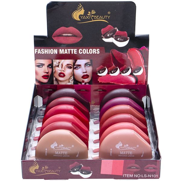 Yaxi Lip Design Solid Lipstick | Lead-Free, Easy Application & Long-Lasting Finish - Lazy Lipstick | Lipstick For Girls - Image 8