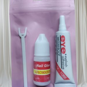 2 in 1 Eyelashes Glue & Nail Glue, Eyelashes and Nails Glue Pack | Best Quality Glues For Eyelashes & Nails | 2 in 1 Glue Set
