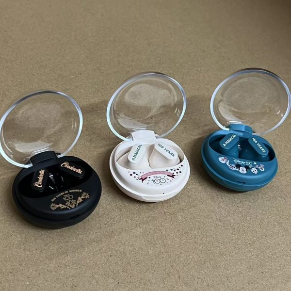 Disney 100 Anniversary Earbuds - Choice Disney QS-T1 Earphone Bluetooth 5.3 Wireless Headphones Low Latency Earbuds HIFI Stereo Sound 100th Anniversary Model ( Random Color ) - Image 2