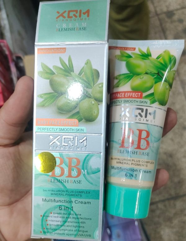 XQM BB Cream Blemish Effect | Baby Face Effect | Multifunction Cream 6 In 1 For Perfectly Smooth Skin - Image 3
