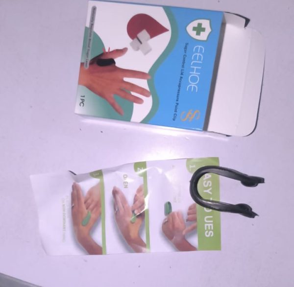 Sugar Control LI4 Acupressure Point Clip Wearable – Supporting Acupressure Relaxation, Stress Alleviation, Tension Relief and Headache Relief Hand Clip Migraine Pressure Point Clip - Image 2