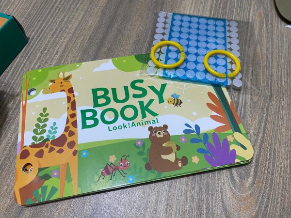 Montessori Baby Busy book My First Quiet Book Paste Early Learning Education Toy Children Toy Matching Game for Babies 2 , 3 Years (random book) - Image 4