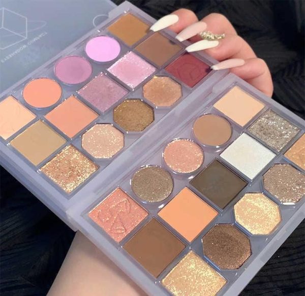 Biya Makeup High Pigmented Eyeshadow Palette Makeup Cosmetics 15 Colors Powder Glitter Eyeshadow Palette - Image 7