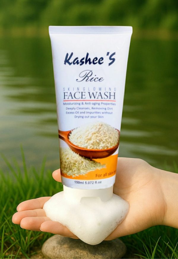 Kashee's Rice Face Wash – Whitening & Brightening Cleanser for Glowing Skin – 150ml