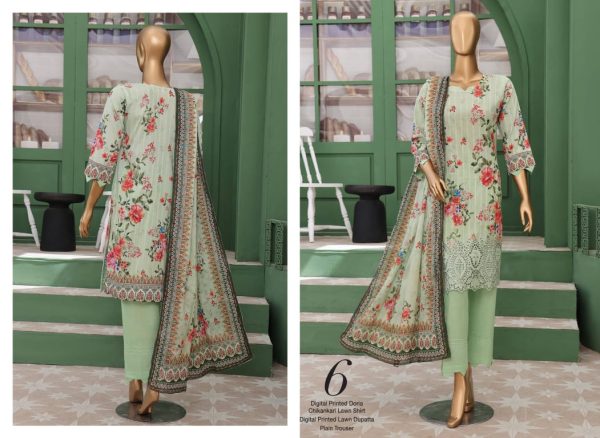 ✨ VIVARI  ✨ 3 Piece  Luxury Lawn Digital Printed Chickenkari Lawn Shirt/ Luxury Digital Printed  Pure Lawn/Unstitched Suit New Collection For Womens