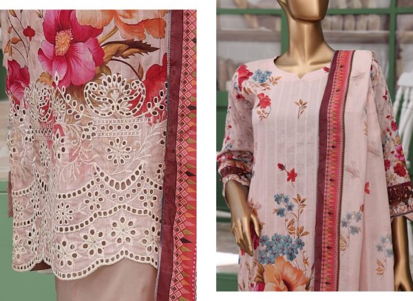 ✨ VIVARI  ✨ 3 Piece  Luxury Lawn Digital Printed Chickenkari Lawn Shirt/ Luxury Digital Printed  Pure Lawn/Unstitched Suit New Collection For Womens - Image 3