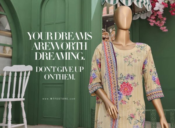 ✨ VIVARI  ✨ 3 Piece  Luxury Lawn Digital Printed Chickenkari Lawn Shirt/ Luxury Digital Printed  Pure Lawn/Unstitched Suit New Collection For Womens - Image 3