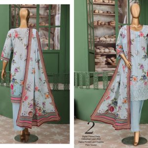 ✨ VIVARI  ✨ 3 Piece  Luxury Lawn Digital Printed Chickenkari Lawn Shirt/ Luxury Digital Printed  Pure Lawn/Unstitched Suit New Collection For Womens