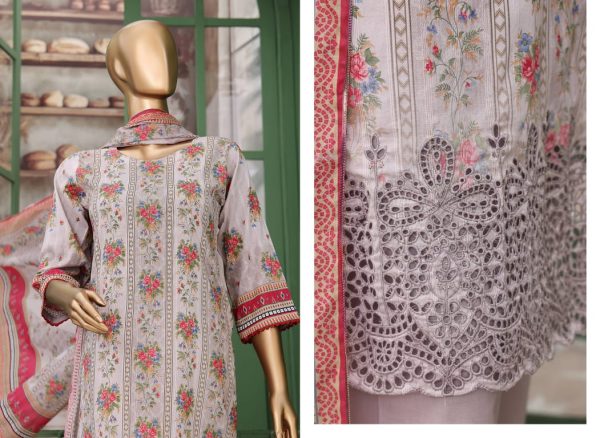 ✨ VIVARI  ✨ 3 Piece  Luxury Lawn Digital Printed Chickenkari Lawn Shirt/ Luxury Digital Printed  Pure Lawn/Unstitched Suit New Collection For Womens - Image 2