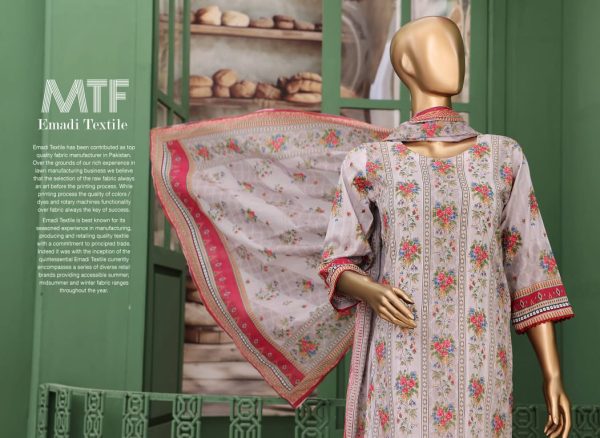 ✨ VIVARI  ✨ 3 Piece  Luxury Lawn Digital Printed Chickenkari Lawn Shirt/ Luxury Digital Printed  Pure Lawn/Unstitched Suit New Collection For Womens - Image 3