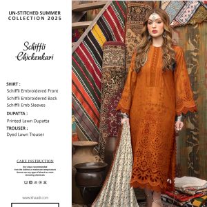 ✨ KHAADI ✨ 3 Piece Khaadi chicken Kari Unstitched Suit new Collection for womens