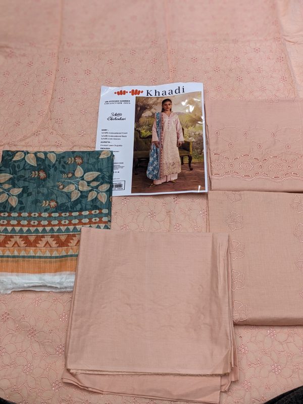 ✨ KHAADI ✨ 3 Piece Khaadi chicken Kari Unstitched Suit new Collection for womens - Image 2
