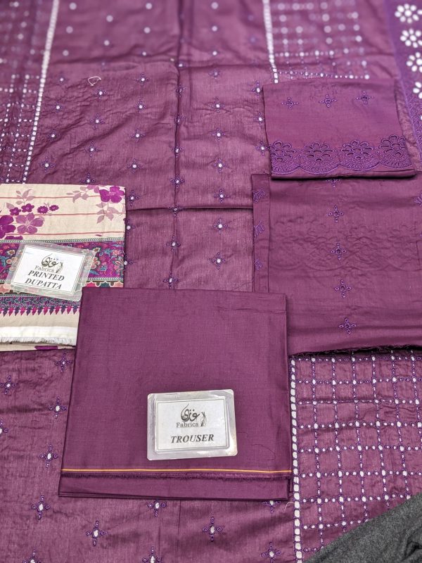 ✨ KHAADI ✨ 3 Piece Khaadi chicken Kari Unstitched Suit new Collection for womens - Image 2