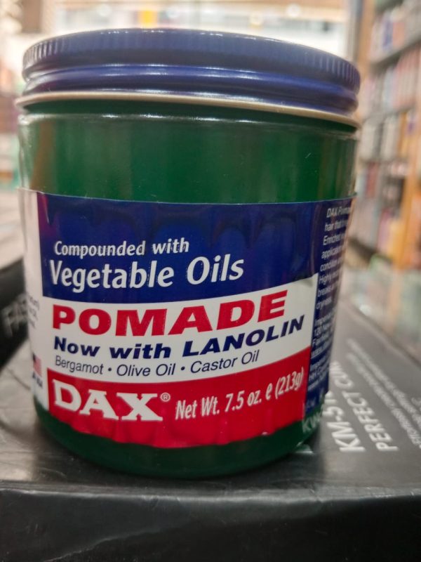 DAX Pomade Hair Wax – 7.5 oz (213g) | Strong Hold & High Shine Styling Wax Without Box - Image 5