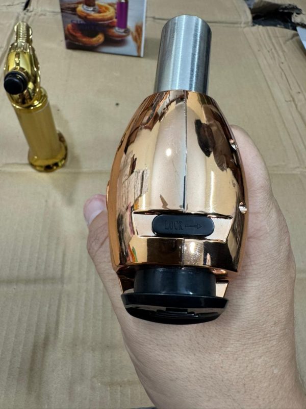High Quality Torch Lighter for Cigar Kitchen Culinary Gas Refillable BBQ Torch Lighter Stylish and Windproof Jet Flame - Image 4