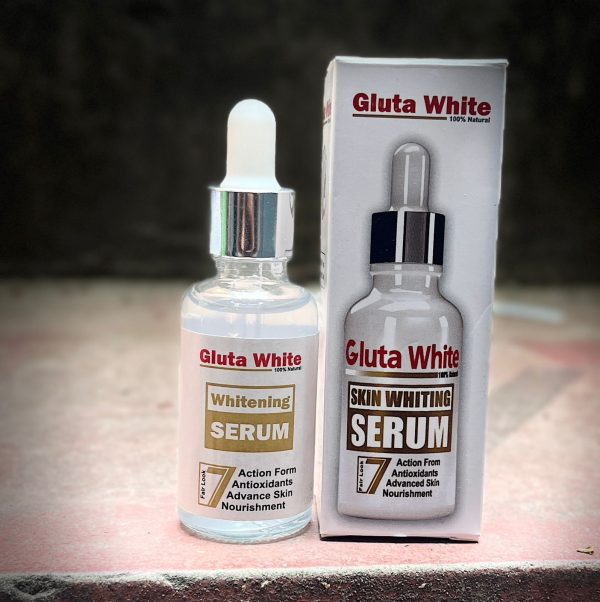 Gluta White Face Glowing Serum |  Glutathione-Based Brightening | Hydration & Antioxidant Protection 30 ml  - Image 3