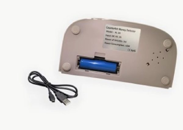 Portable Handy Small UV Counterfeit Detector Bank Note Detector Money Checker with Battery | Note Checker | Fake Note Detector  - Image 2