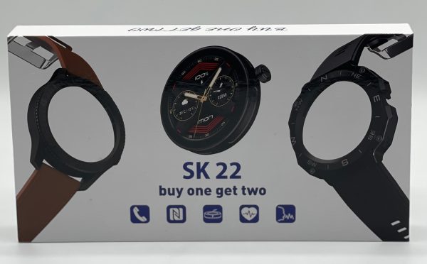 SK 22 Smartwatch With 2 Watch Body And 2 Stripes AMOLED Display | Smart Watch For Men & Boys | Digital Watches | Smart Watch - Image 8