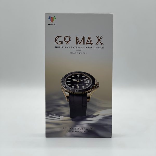 G9 Max Smartwatch With Amoled Display | Best Quality Smart Watch - Rolex Style Smart Watch - G9 Max Smart Watch For Men & Boys - Black Color Smart Watch - Image 7