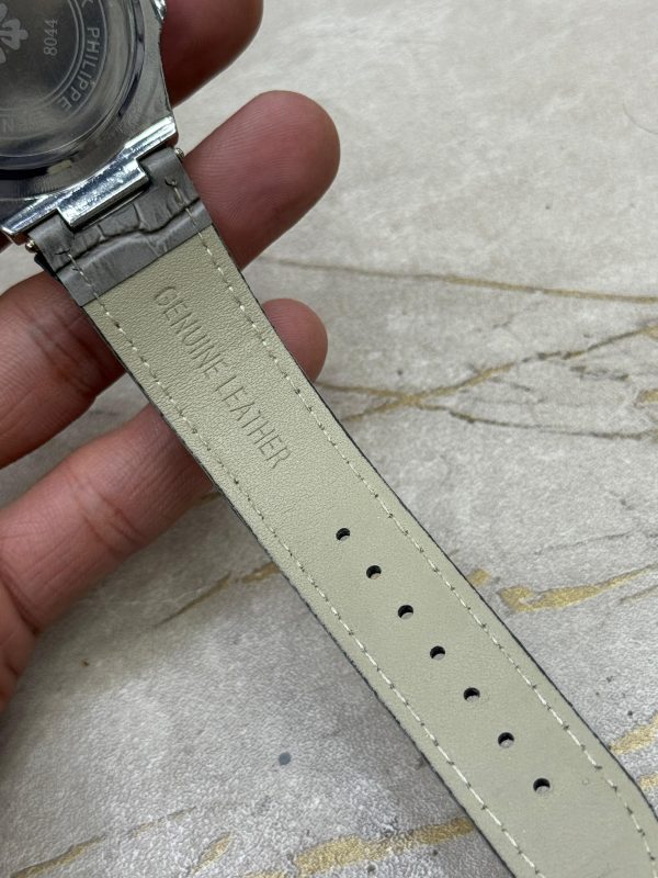 Patek Philippe Nautilus 8044 – Grey Gold Tone | 3ATM Water Resistant Luxury Watch Without Box - Image 6