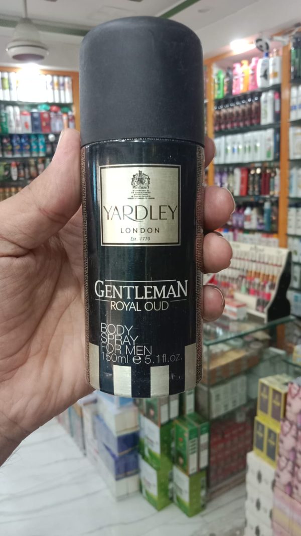 Yardley London Gentleman Elite Deodorant Body Spray for Men – 150ml | Long-Lasting Elite Fragrance - Image 3