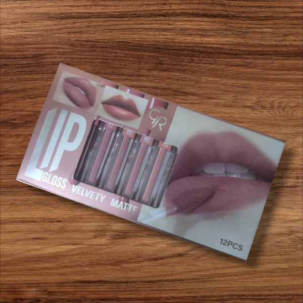 Velvet Matte Lip Gloss | High Pigment Lipgloss Set | Best Quality Lipgloss Set (Multi Shades) - Image 4