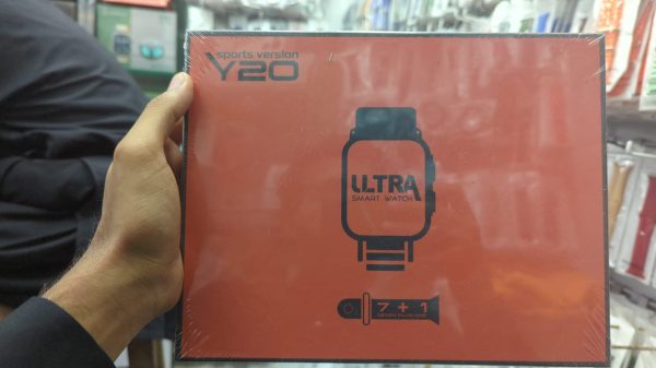 Y20 Ultra Sports Version Smart Watch | Smart Watch For Boys | Smart Watch For Men - Digital Watch | 7 + 1 Strap Smart Watch - Random Color - Image 2