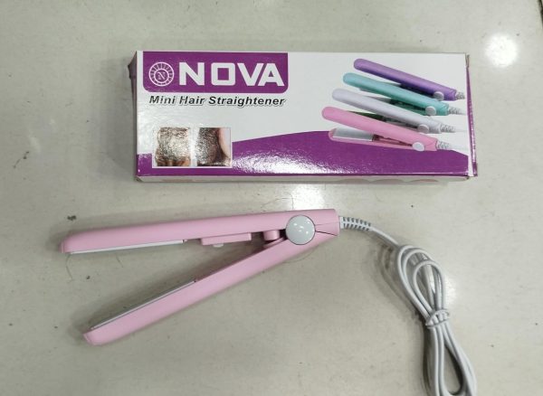Mini Portable Hair Straightner / Air Smooth, Silky, Frizz-free And Healthy. (with Packing Box) (random Color) - Image 3